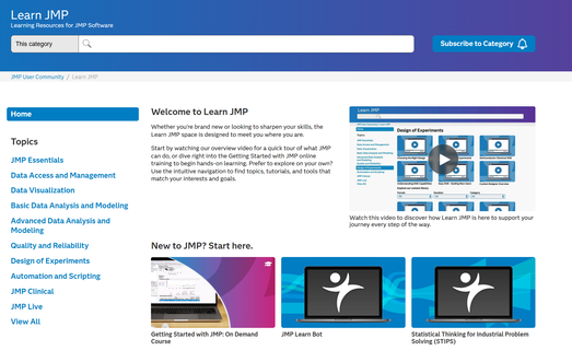 learn jmp screenshot
